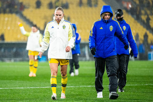 Jonna Andersson and Hanna Lundkvist of Sweden