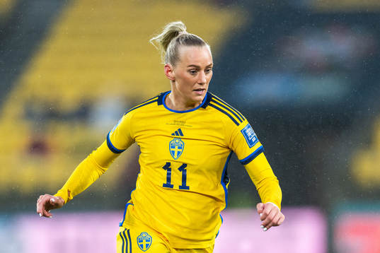Stina Blackstenius of Sweden