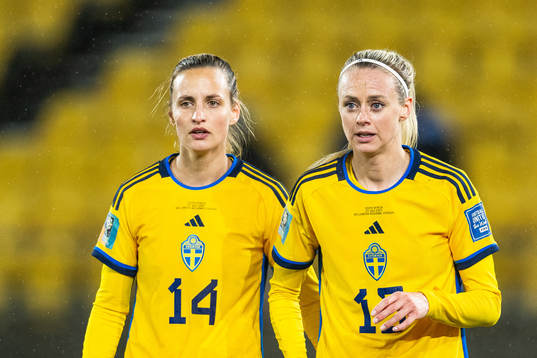 Nathalie Björn and Magdalena Eriksson of Sweden