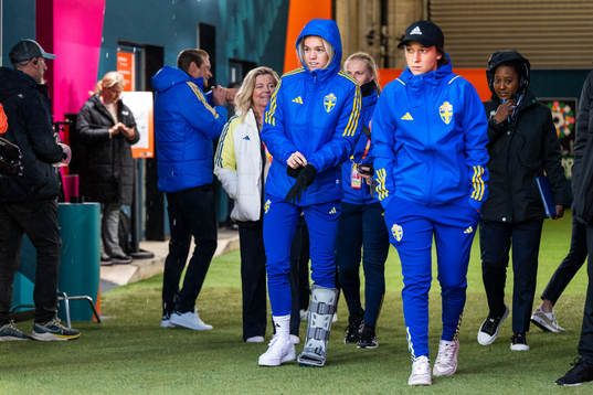 Hanna Lundkvist and Julia Zigiotti Olme of Sweden