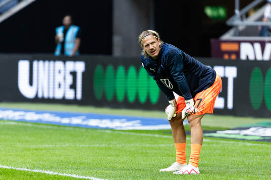 Malmö FFs målvakt Johan Dahlin