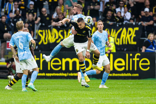 AIKs Dino Besirovic och Malmö FFs Pontus Jansson