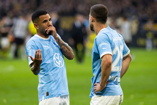 Malmö FFs Sergio Pena och Gabriel Busanello