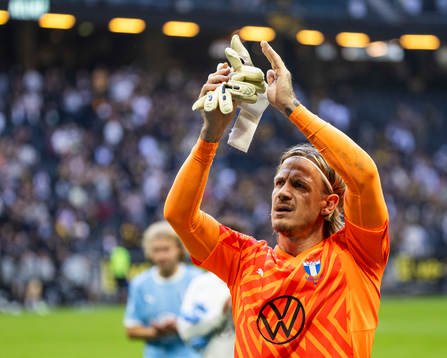Malmö FFs målvakt Johan Dahlin