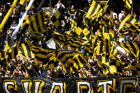 under fotbollsmatchen i Allsvenskan mellan AIK och Malmö FF