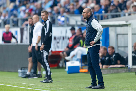 Halmstads tränare Magnus Haglund
