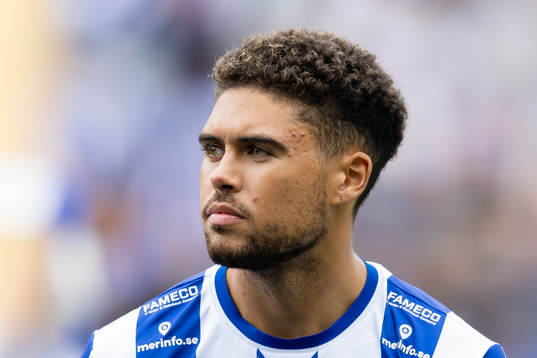 IFK Göteborgs Thomas Santos  på line up innan