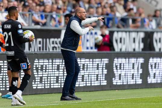 Halmstads tränare Magnus Haglund