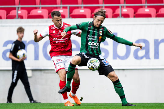 Kalmars Simon Skrabb och Varbergs Joakim Lindner