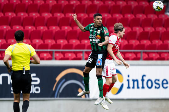 Varbergs Eliton Pardinho Toreta Junior och Kalmars Johan