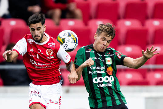 Kalmars Noah Shamoun och Varbergs Victor Karlsson