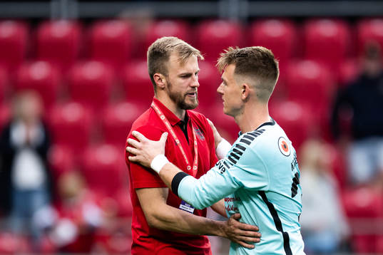 Kalmars målvakt Ricardo Friedrich och målvakt Jakob