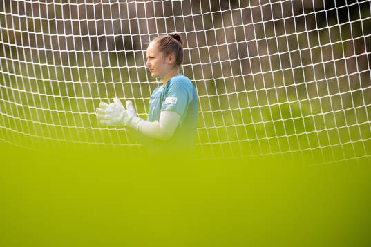 Goalkeeper Aurora Mikalsen of the Norwegian women’s
