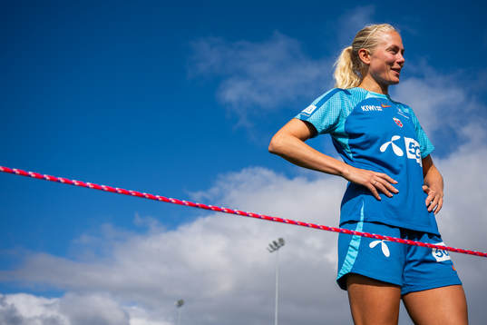 Guro Bergsvand of the Norwegian women’s national football