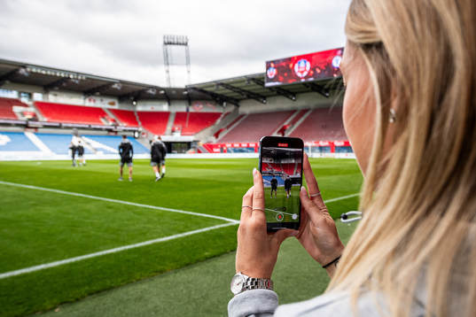 En kommunikatör från Helsingborg filmar