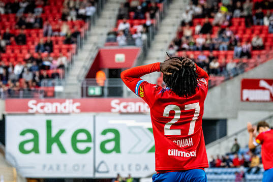 Helsingborgs Benjamin Acquah deppar