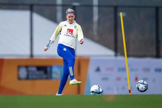 Olivia Schough of the Swedish women's national football