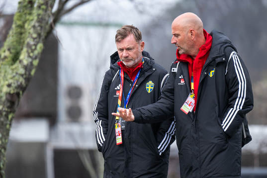 Head coach Peter Gerhardsson and assistant coach Magnus