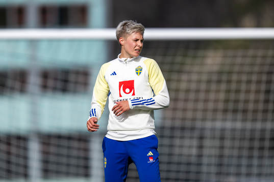 Lina Hurtig of the Swedish women's national football team