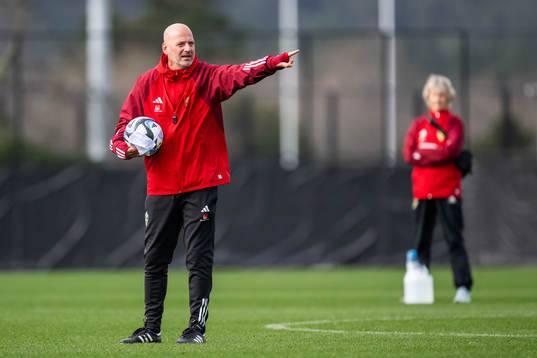 Assistant coach Magnus Wikman of the Swedish women's
