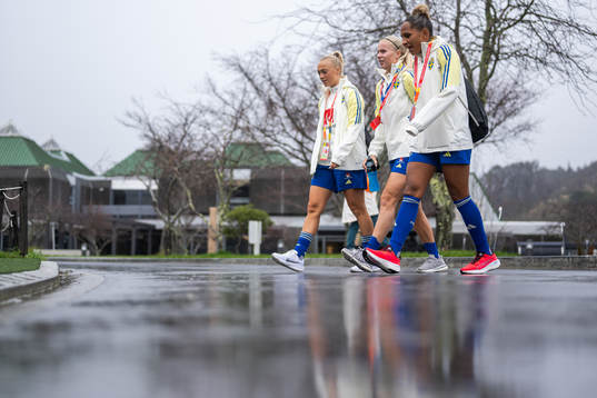 Hanna Bennison, Stina Lennartsson and Madelen Janogy of the