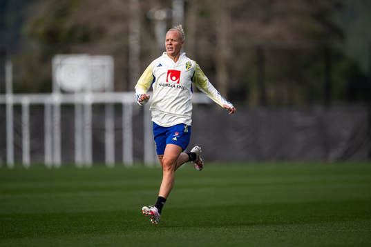 Caroline Seger of the Swedish women's national football