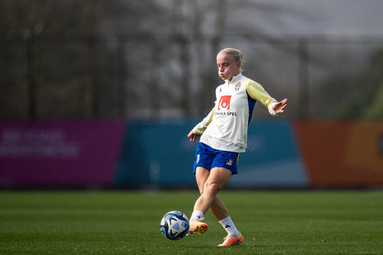 Anna Sandberg of the Swedish women's national football team