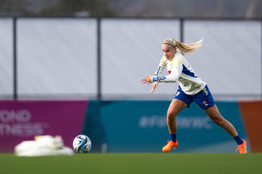 Stina Lennartsson of the Swedish women's national football