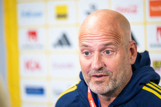 Assistant coach Magnus Wikman of the Swedish women's