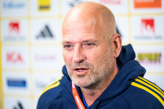 Assistant coach Magnus Wikman of the Swedish women's