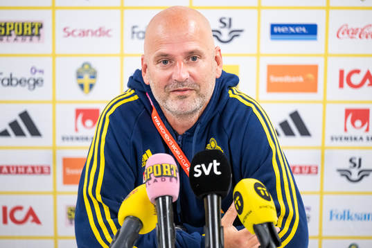 Assistant coach Magnus Wikman of the Swedish women's