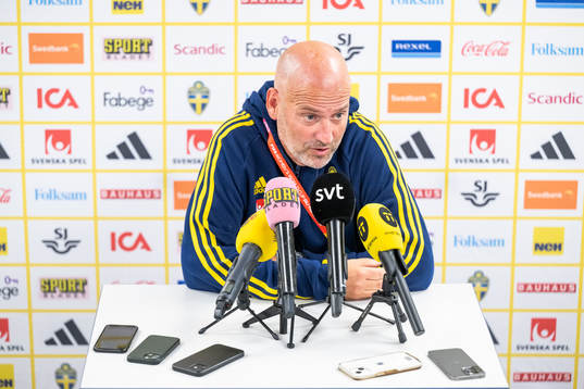 Assistant coach Magnus Wikman of the Swedish women's