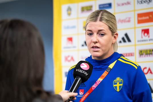 Olivia Schough of the Swedish women's national football
