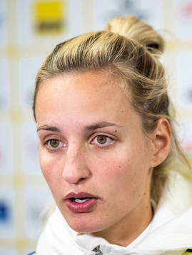 Nathalie Björn of the Swedish women's national football