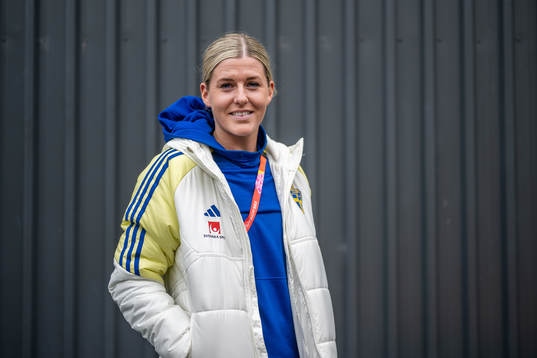 Olivia Schough of the Swedish women's national football