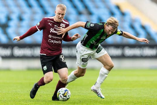 Västerås SKs Simon Johansson och GAIS August Wängberg