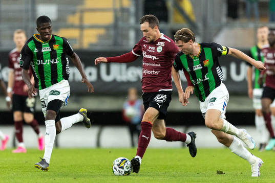 Västerås SKs Filip Tronet och GAIS August Wängberg