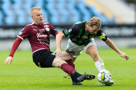 Västerås SKs Simon Johansson och GAIS August Wängberg