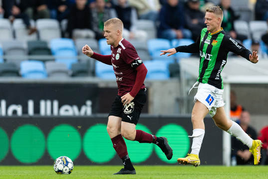 Västerås SKs Simon Johansson och GAIS Joackim Åberg