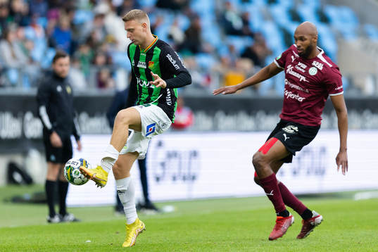 GAIS Joackim Åberg och Västerås SKs Jabir Abdihakim Ali