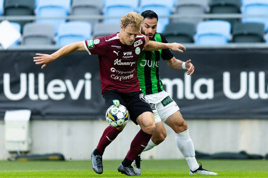 Västerås SKs Herman Magnusson och GAIS Mervan Celik