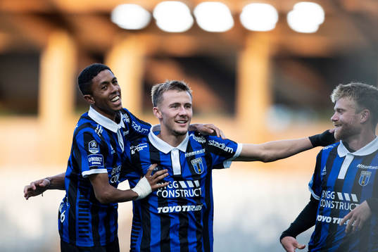 Sirius Tashreeq Matthews och Melker Heier jublar