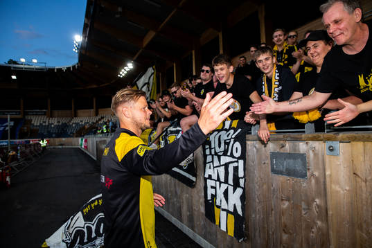 Mjällbys David Löfquist jublar