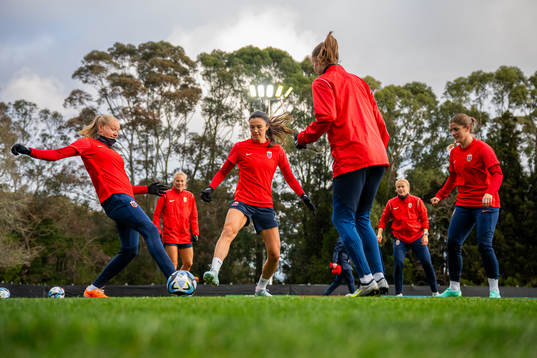 Frida Maanum, Ingrid Syrstad Engen, Maren Mjelde and