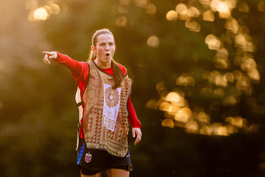 Tuva Hansen of the Norwegian women’s national football