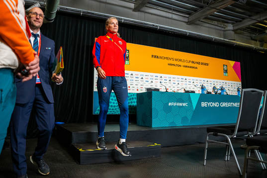 Ada Hegerberg of the Norwegian women’s national football