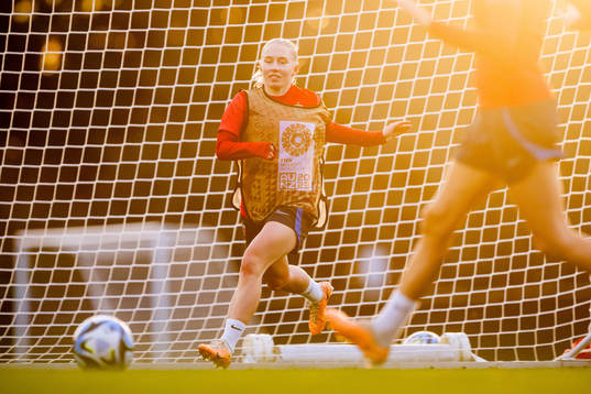 Thea Bjelde of the Norwegian women’s national football