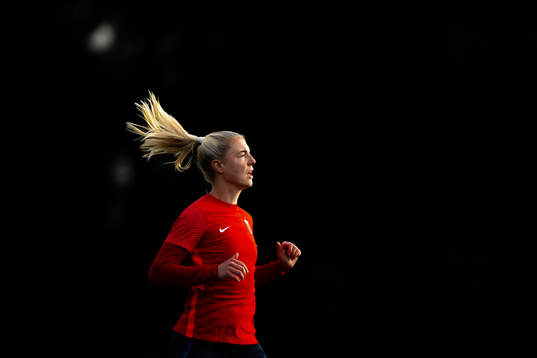 Sophie Román Haug of the Norwegian women’s national