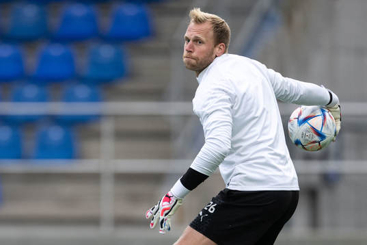 Goalkeeper Peter Abrahamsson