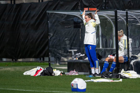 Kosovare Asllani of the Swedish women’s national football